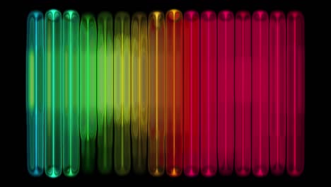 futuristic equalizer with multicolored spectrum. loop