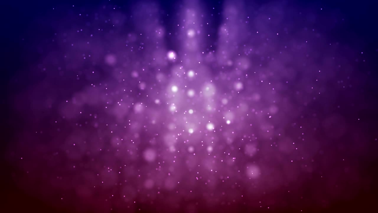 el fondo de rotación de partículas de 4k. video de stock de bucle sin costuras