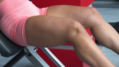 a sporty woman with dumbbells trains the muscles of her legs and buttocks outside, enjoying the sunlight and clear weather, creating an ideal atmosphere for fitness