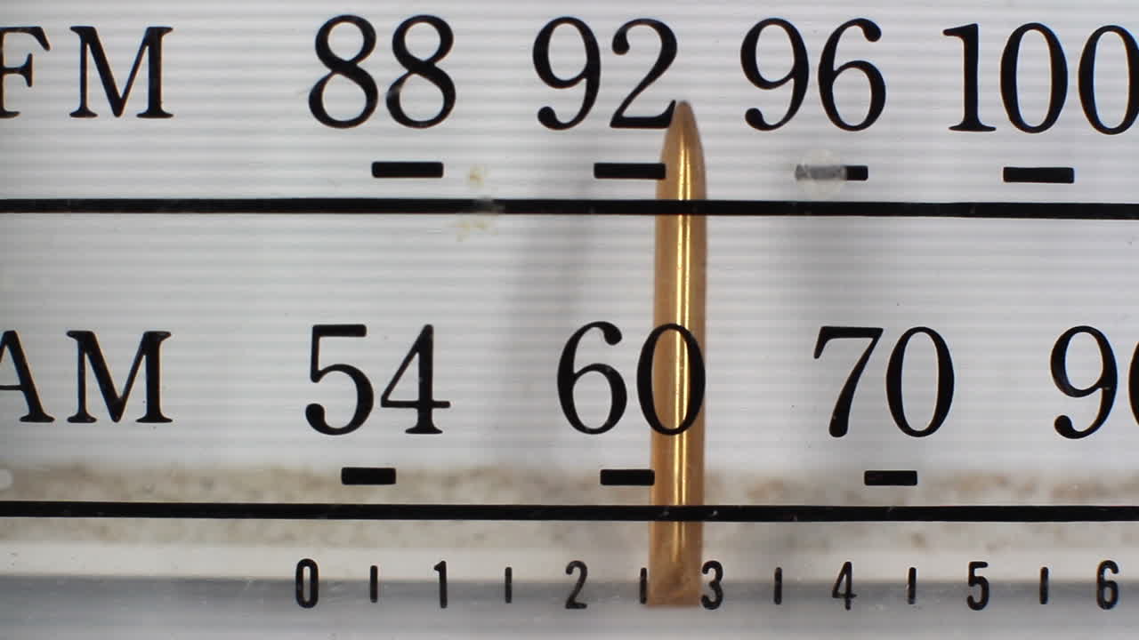 빈티지 라디오 다이얼 09