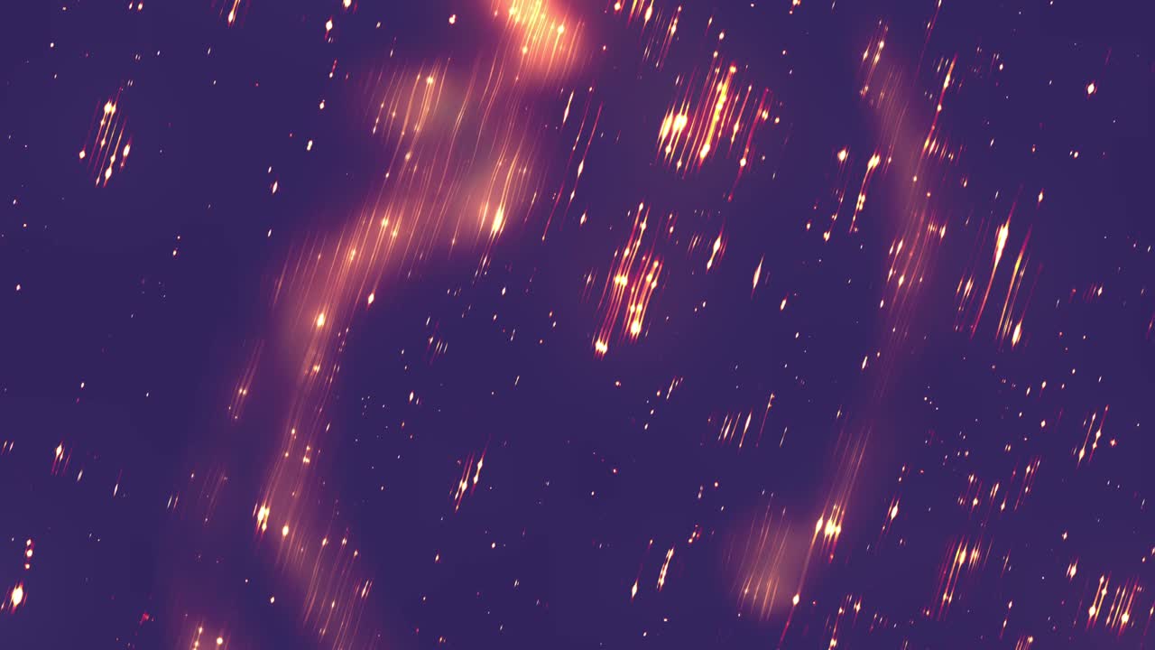 glowing abstract glitter background loop