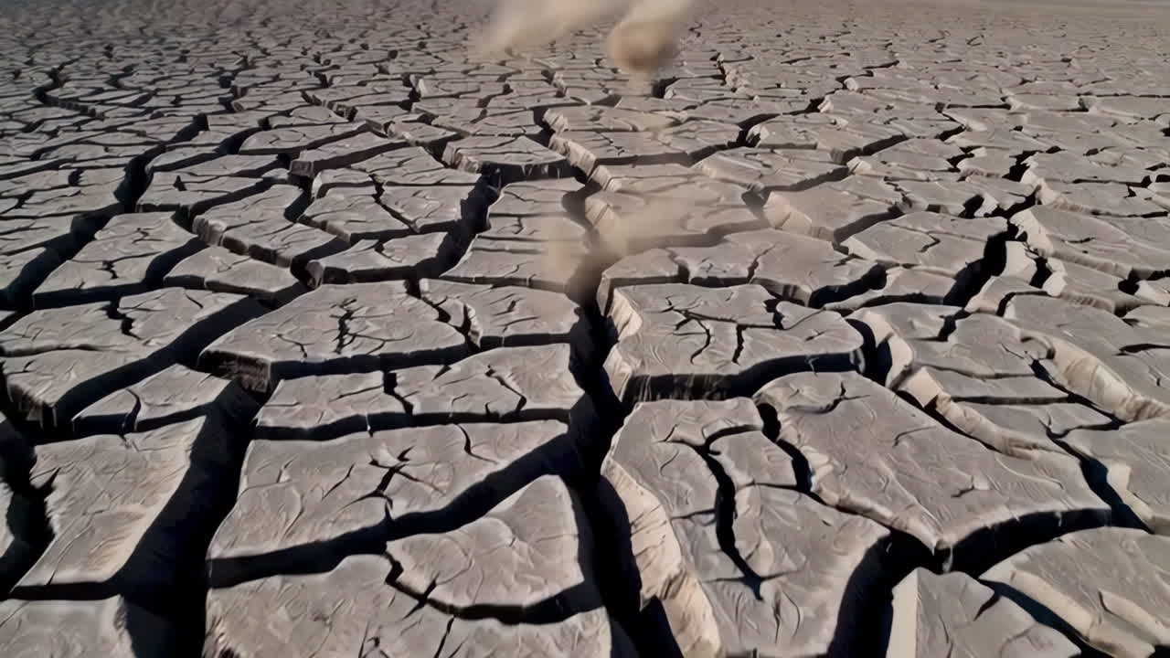 сушеные трещины земли