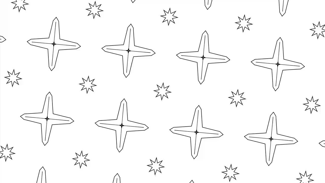 칼레이도스코프 추상 기하학적 효과 배경