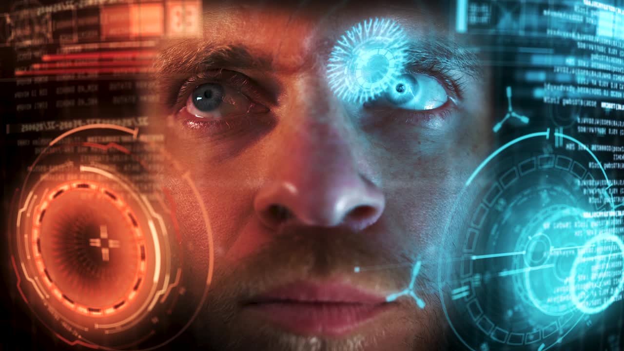 ironman gui - concepto de interfaz gráfica de usuario, pantalla cgi holográfica