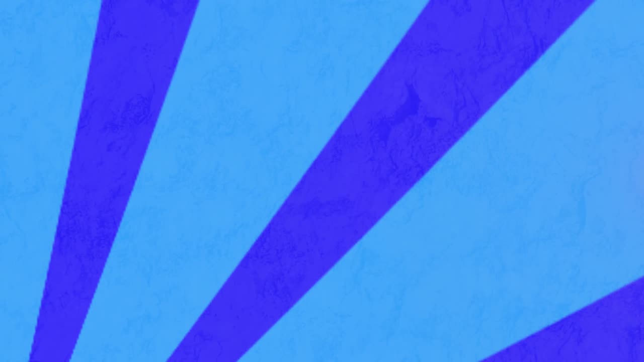 animación de rastro púrpura y formas sobre fondo azul