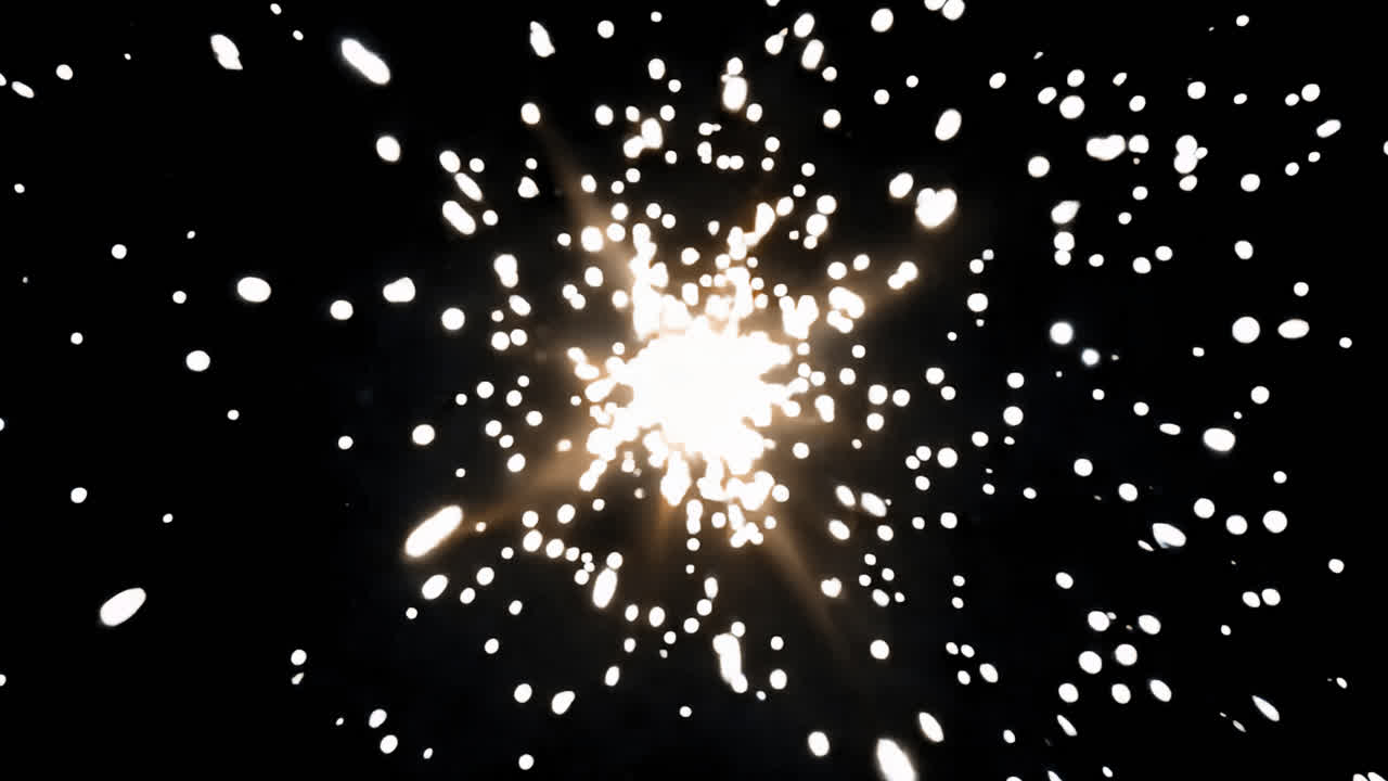 Sovrapposizione animata con effetto di luce astratta, video 4K trasparente, canale alfa, ProRes 4444