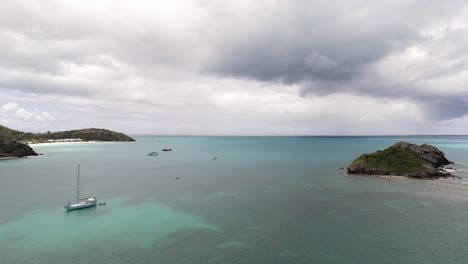 kayaking and sailing in a tropical paradise