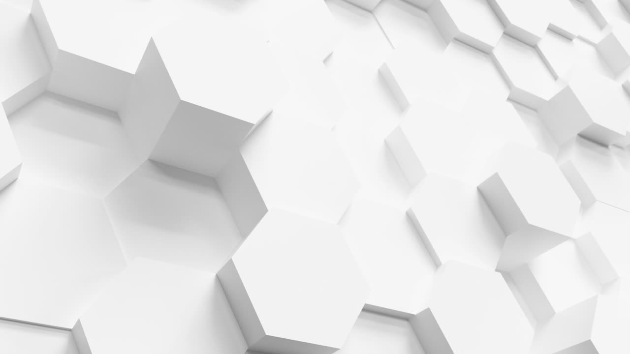 tecnología de movimiento de fondo de patrón hexagonal