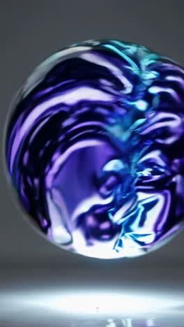 abstract purple sphere