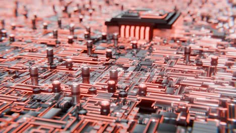 abstract circuit board technology