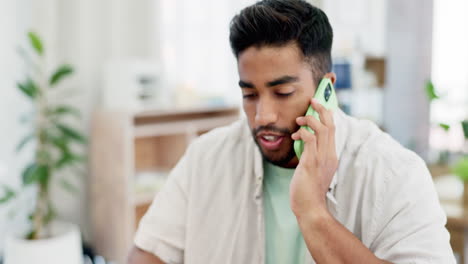 Telefonanruf,-Arbeit-Von-Zu-Hause-Aus