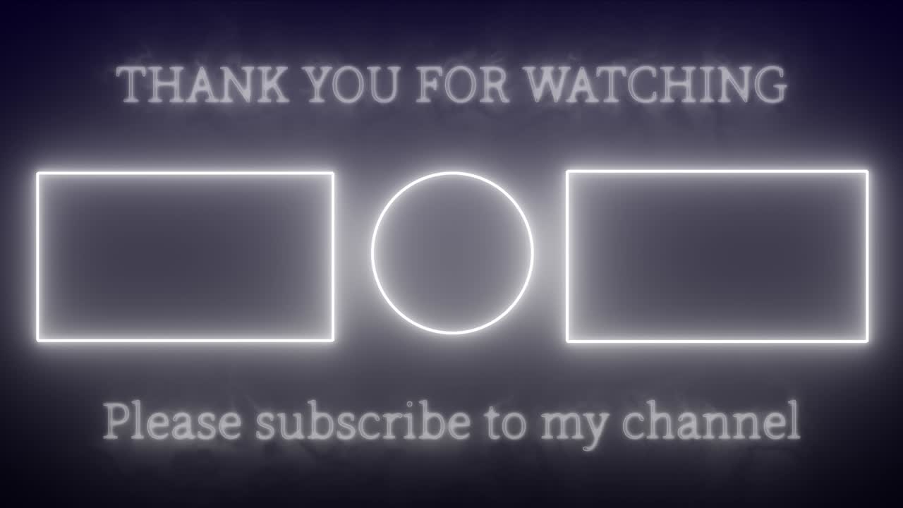 반이는 끝 카드 끝 화면 모션 그래픽