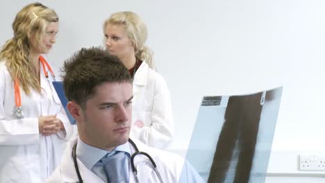 doctors working together in a hospital