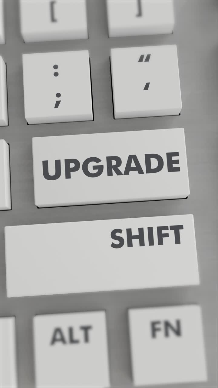 impresión del botón de actualización en el teclado vídeo vertical