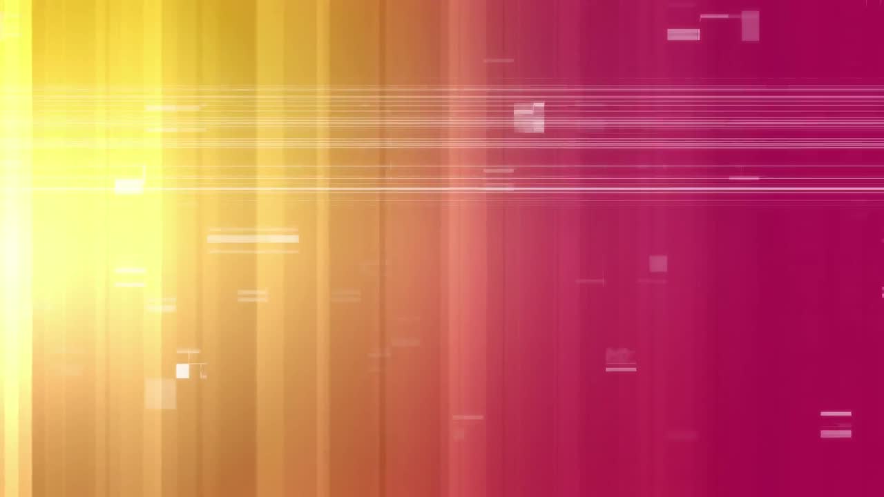 animación de la línea de efectos de luz contra un fondo rosa