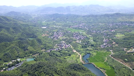 4K-Villages-in-Zhejiang-Province,-China
