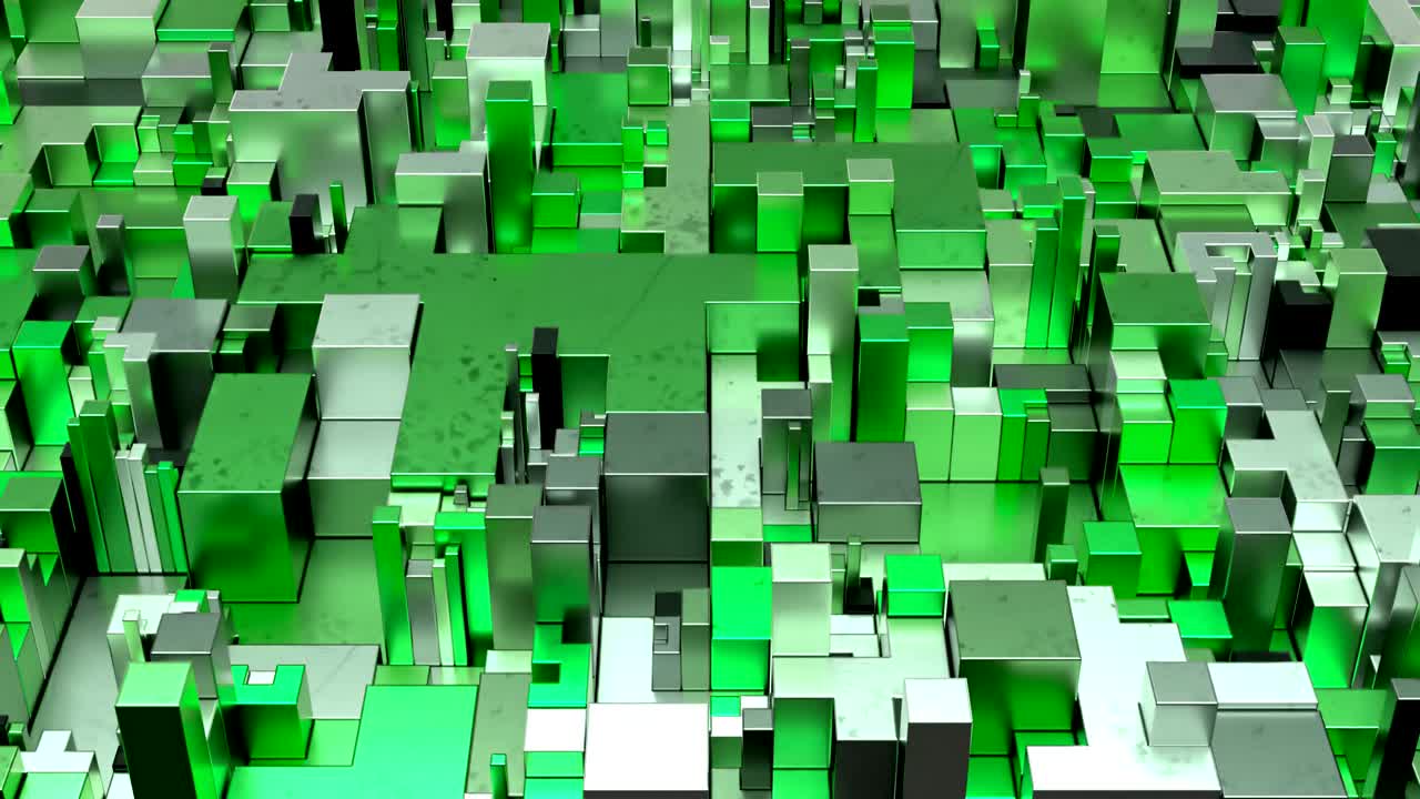 hermosas formas cúbicas abstractas.