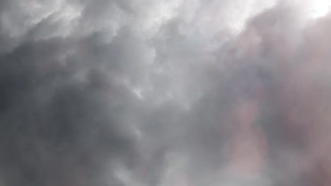 ultrahd, view of thunderstorm with lightning