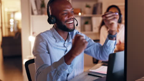 Happy,-customer-service-and-black-man