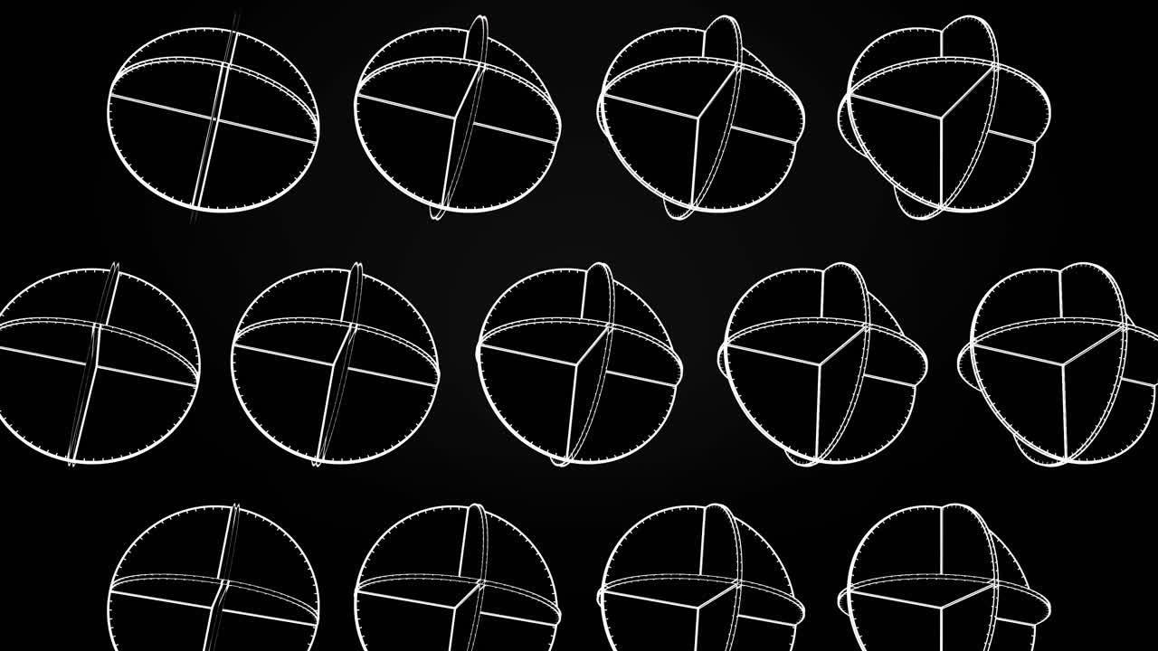 기하학적 회전 패턴