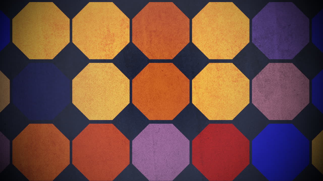 movimiento colorido patrón hexagonal 1