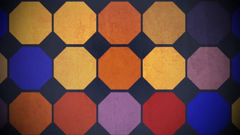 motion colorful hexagon pattern 1