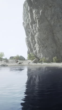 a serene lake nestled between mountains