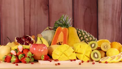 assortment of colorful fruits