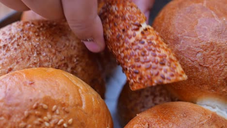 close up of turkish bread