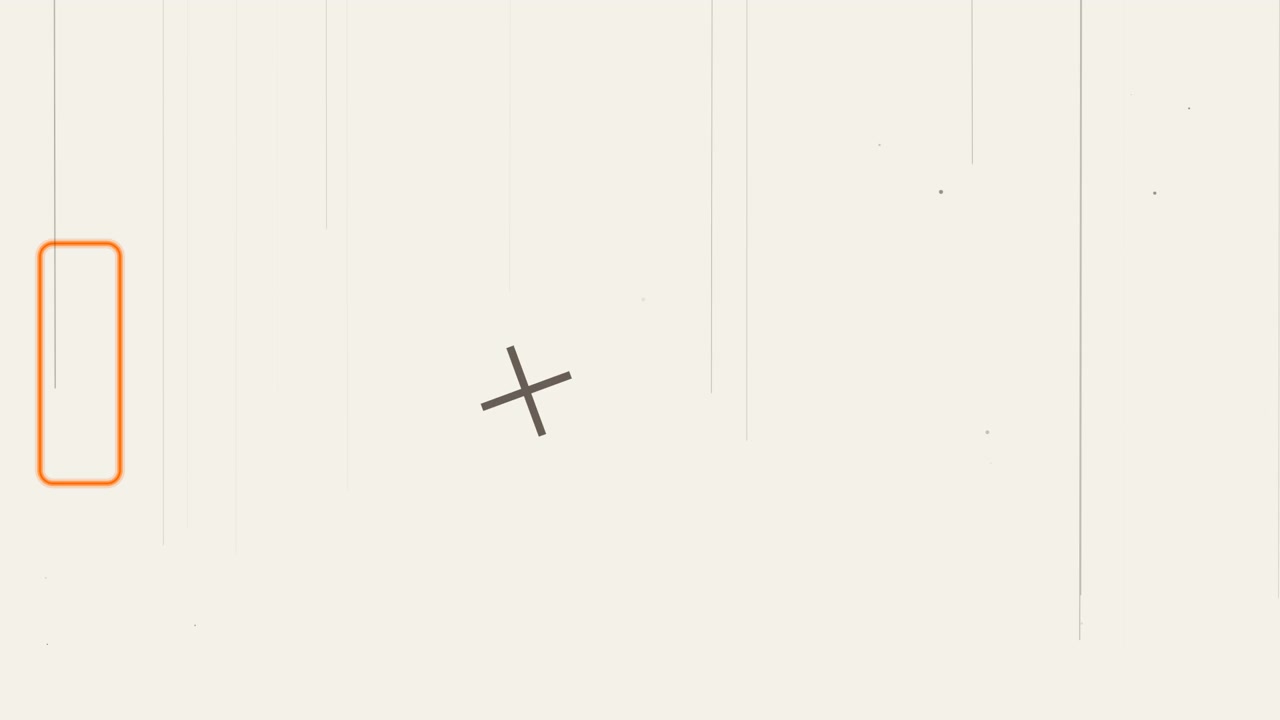 Minimalist Abstract Animation with Geometric Shapes and Film Grain Texture