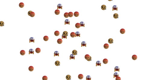 los emoticones volando