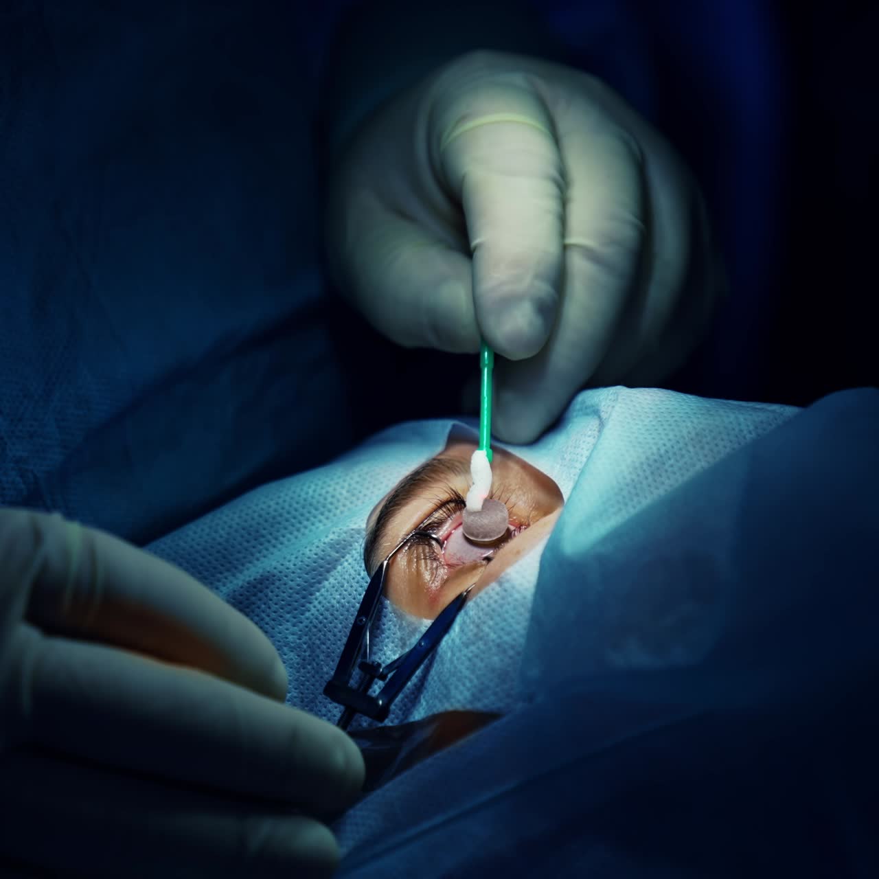 Ophtalmology eye correction technology. Modern laser medical correction