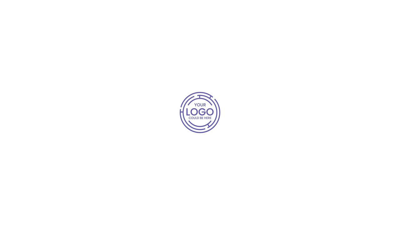 Purple Circle Logo Design