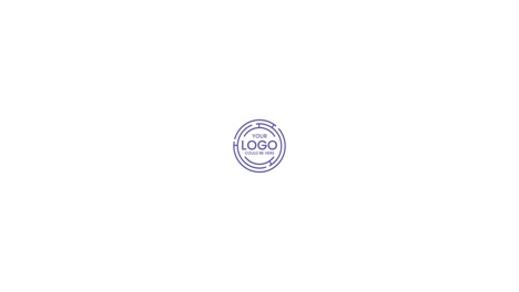 Purple Circle Logo Design