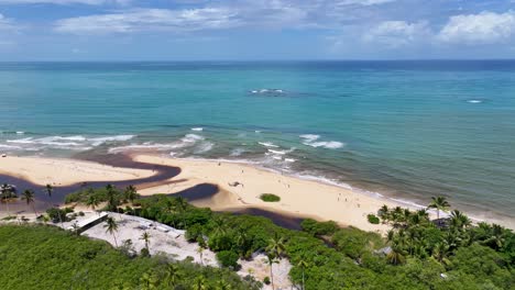 trancoso beach in trancoso bahia brazil