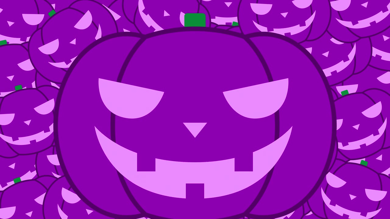 zucche viola di Halloween