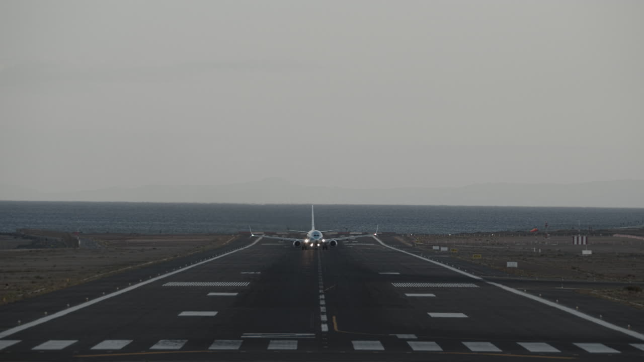 A taking off aircraft