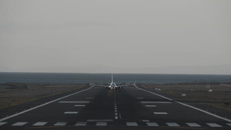 a taking off aircraft