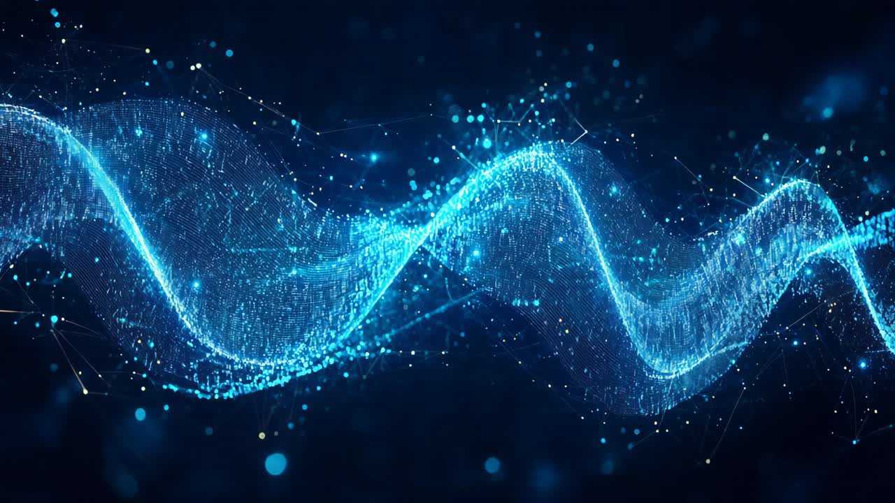 Abstract Digital Wave