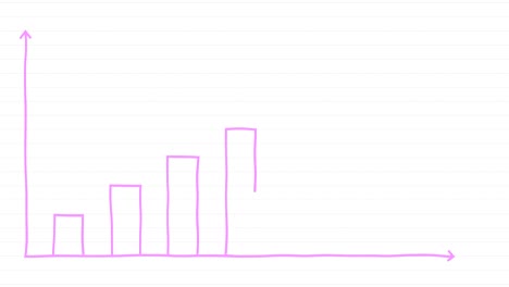 gráfico dibujado a mano gráfico infográfico gráfico rosa