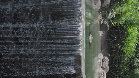 waterfall and pond