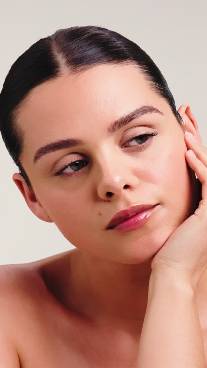 Beautiful Woman Portrait for Skincare and Beauty