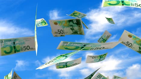 falling israeli new shekel