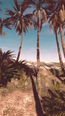 palmeras en el desierto