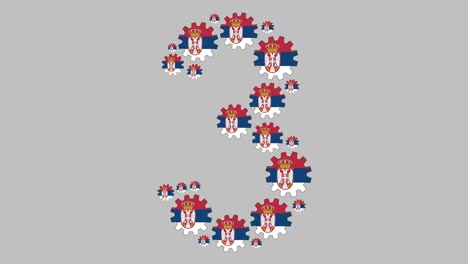 serbio número tres