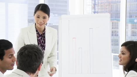 young business group in a meeting