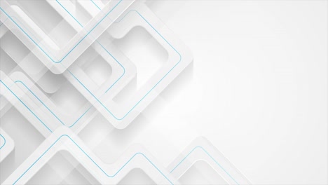 rayas blancas y azules fondo de movimiento de tecnología abstracta