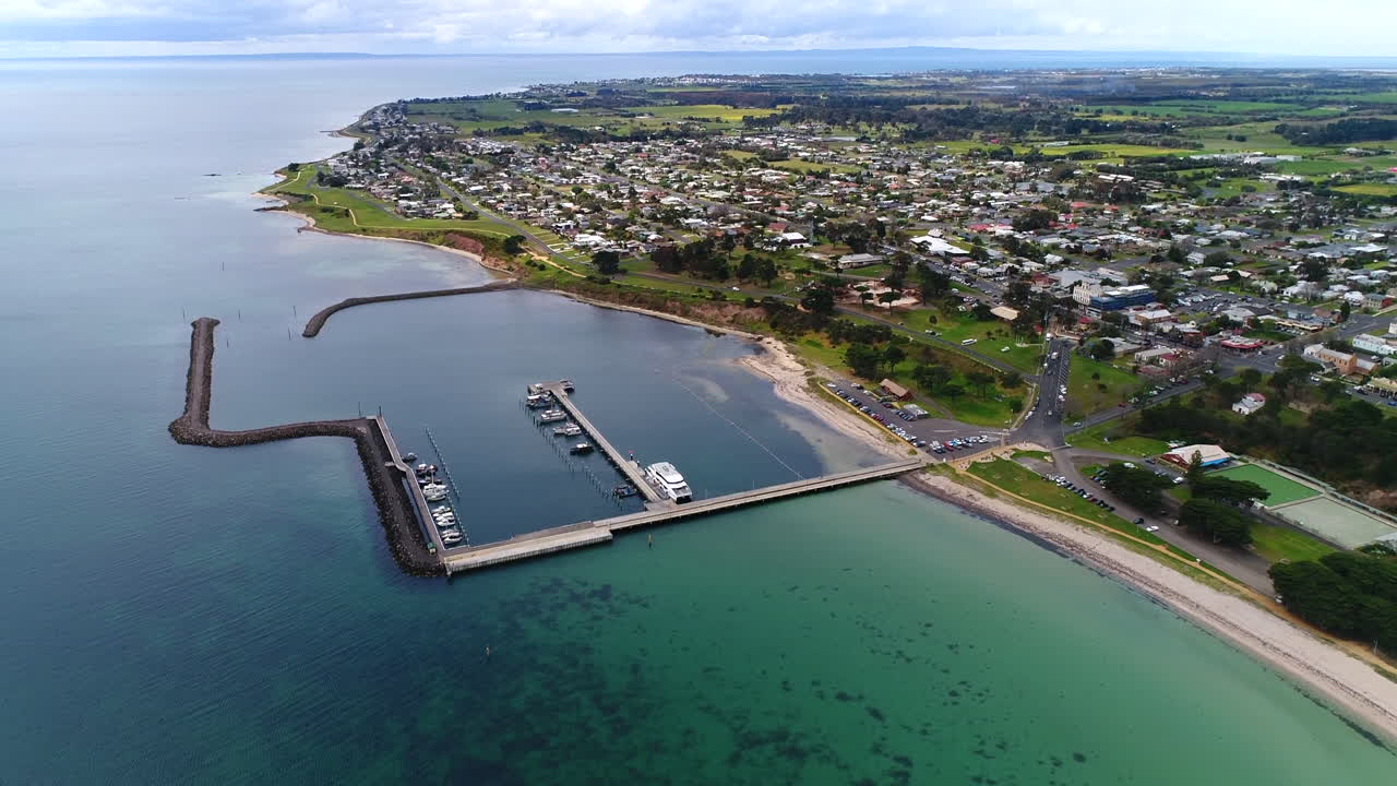 호주 portarlington의 드론 비행