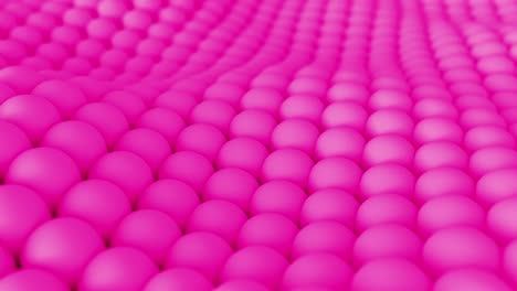3d textura abstracta bolas violetas ondas formas de fondo. animación de renderización por computadora de bucle 4k.