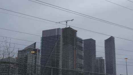 condominios y construcción en el barrio de parklawn, toronto